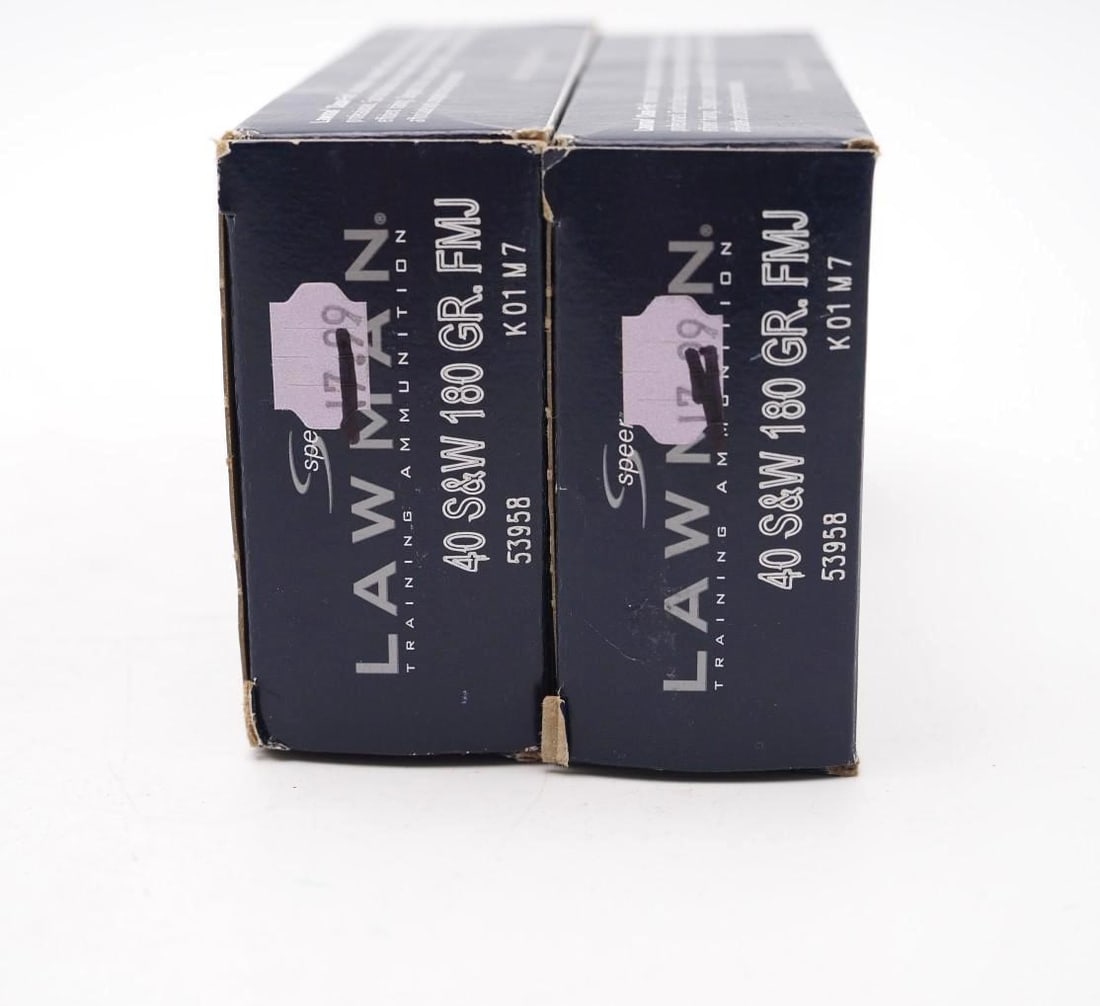 (2) Boxes of Speer Lawman .40 S&W Cartridges - 3