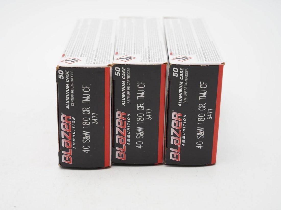 (3) Boxes of CCi Blazer .40 S&W Cartridges - 2