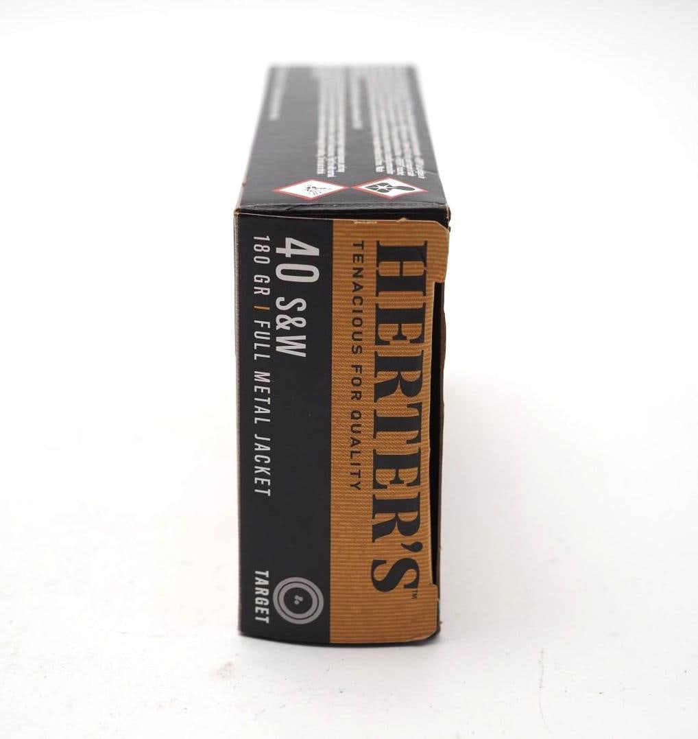(1) Box of Herters Target .40 S&W Cartridges - 2