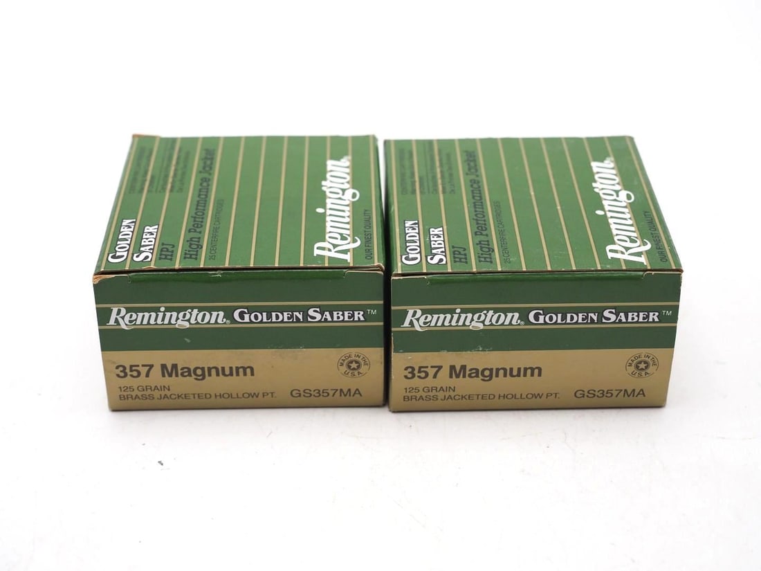 (2) Boxes of Remington Golden Saber .357 Mag. Cartridges - 2