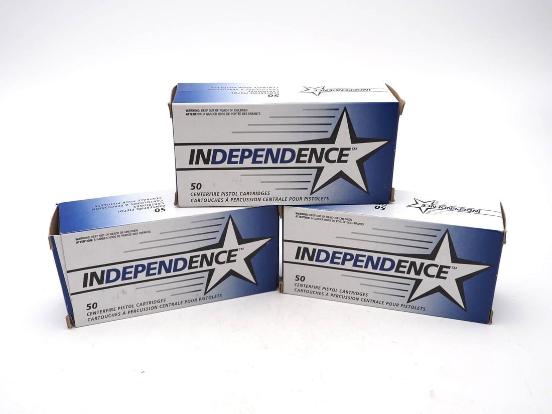 (3) Boxes of Independence .357 Mag. Cartridges (1 of 3)