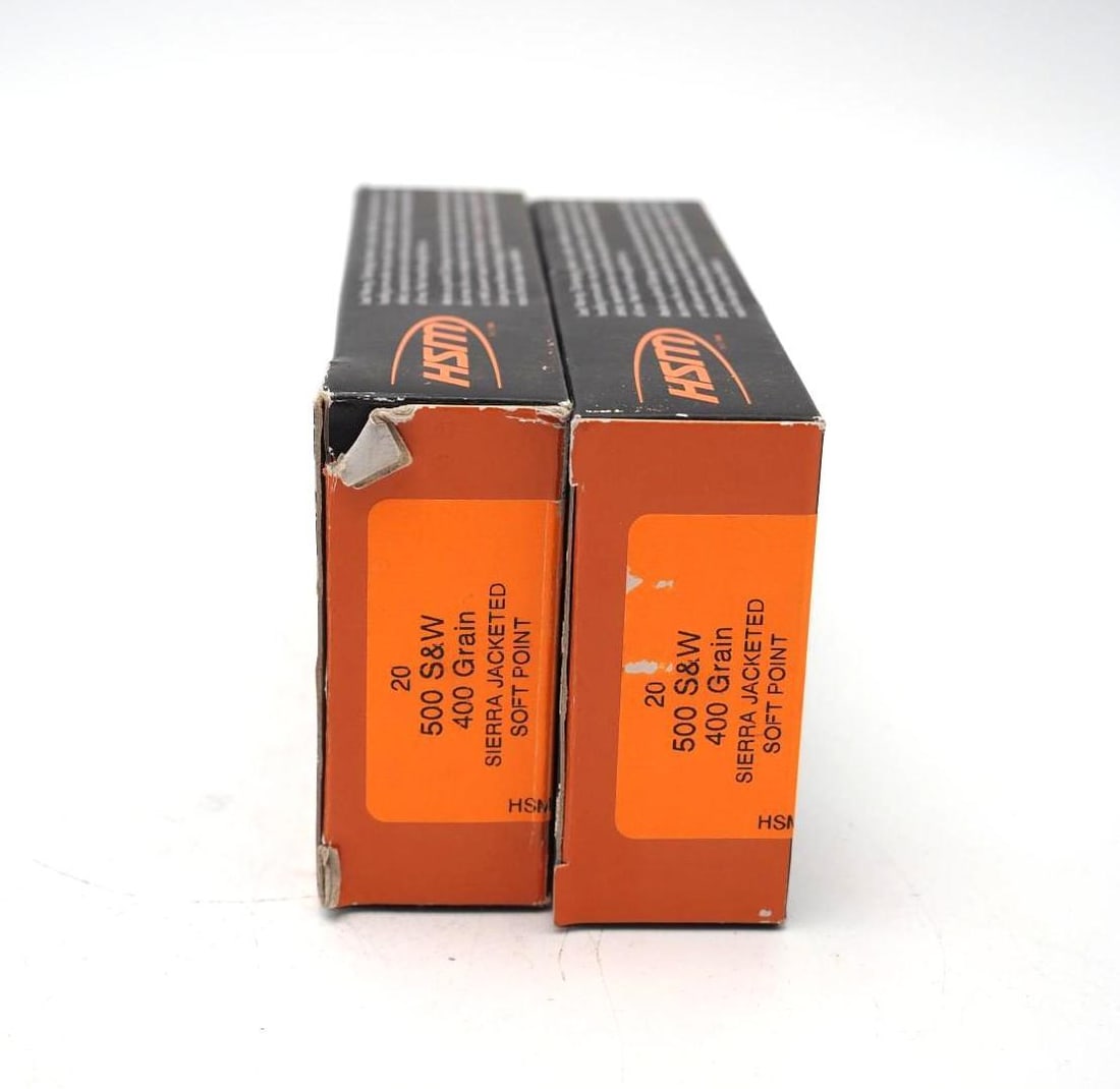 (2) Boxes of HSM Pro Hunter .500 S&W Cartridges - 3