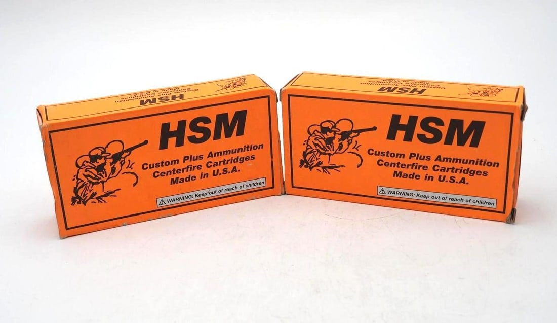 (2) Boxes of HSM JHP .500 S&W Cartridges: (2) Boxes of HSM JHP .500 S&W Cartridges