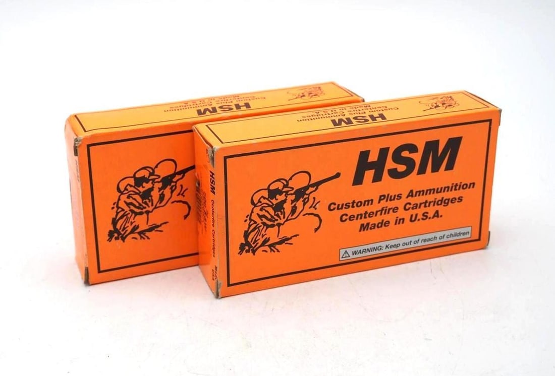 (2) Boxes of HSM JHP .500 S&W Cartridges: (2) Boxes of HSM JHP .500 S&W Cartridges