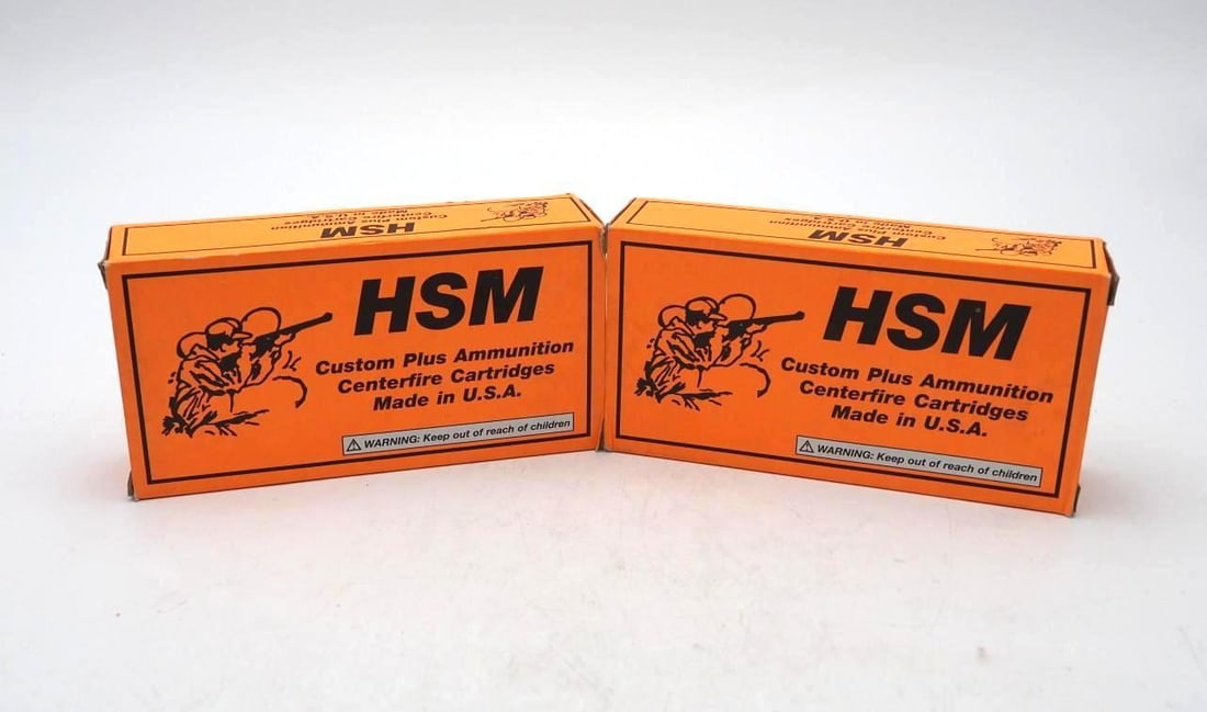 (2) Boxes of HSM JHP .500 S&W Cartridges: (2) Boxes of HSM JHP .500 S&W Cartridges