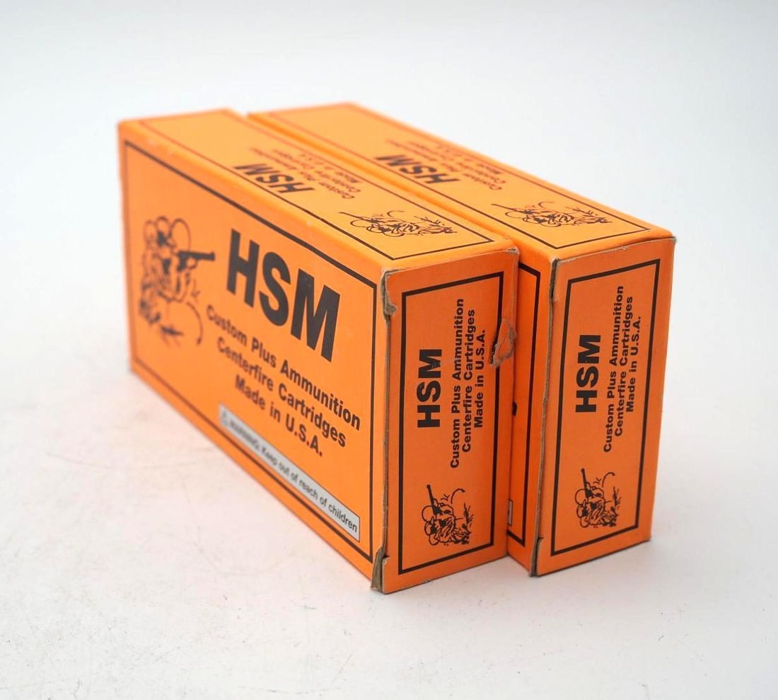 (2) Boxes of HSM JHP .500 S&W Cartridges - 2