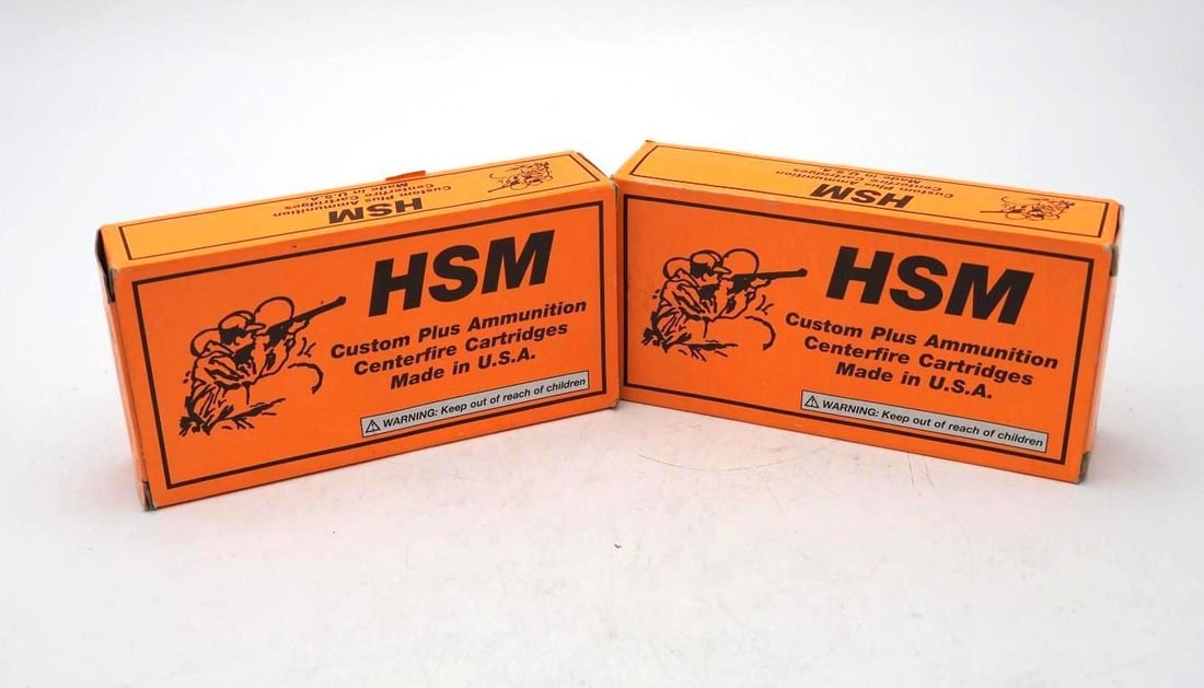 (2) Boxes of HSM JHP .500 S&W Cartridges: (2) Boxes of HSM JHP .500 S&W Cartridges