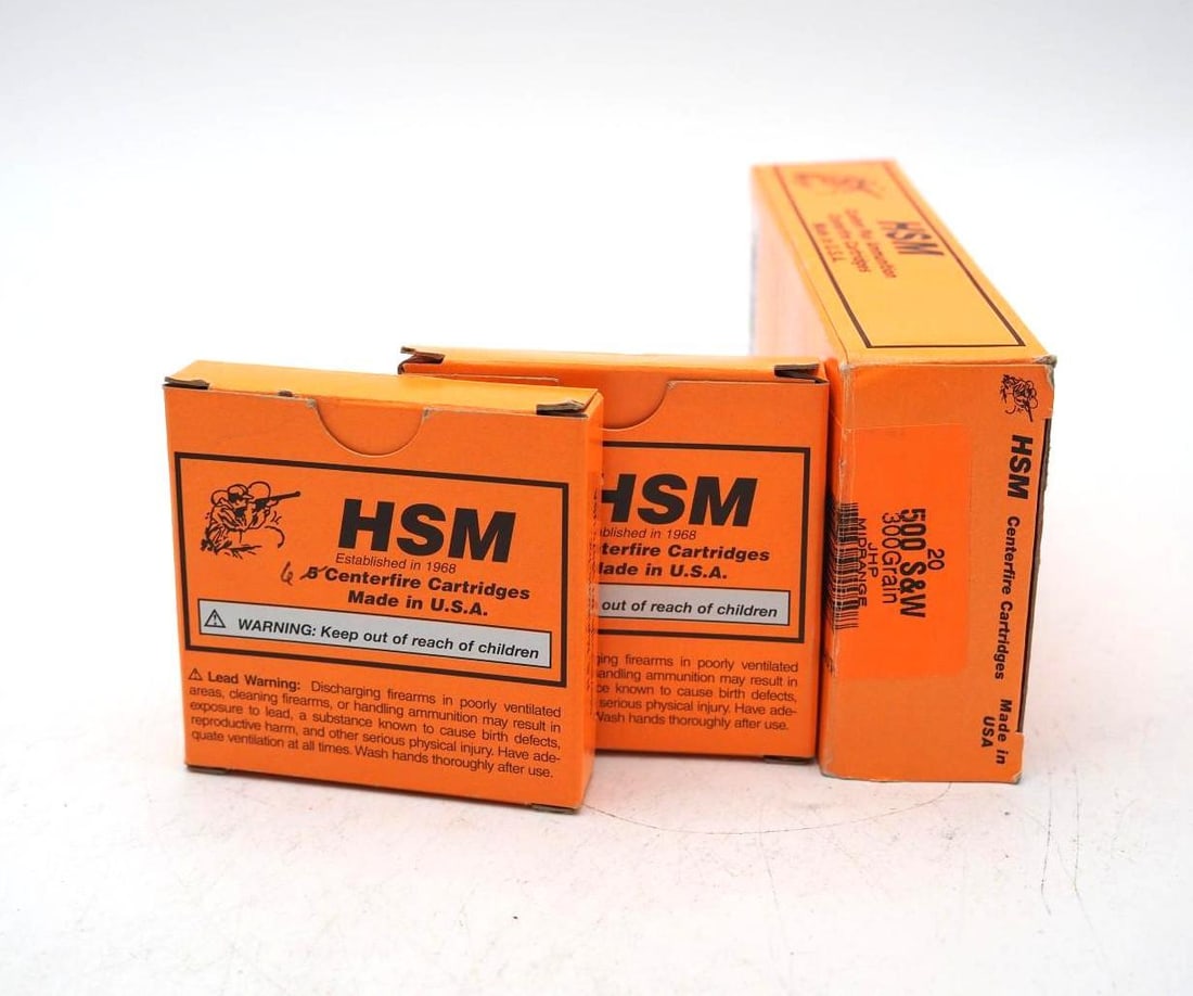 (30) HSM JHP .500 S&W Cartridges - 2