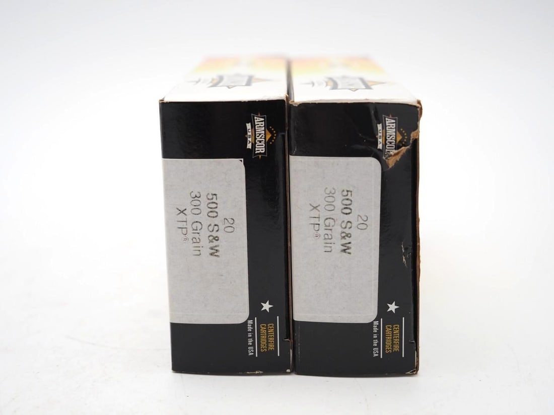 (2) Boxes of Armscor .500 S&W Cartridges - 2