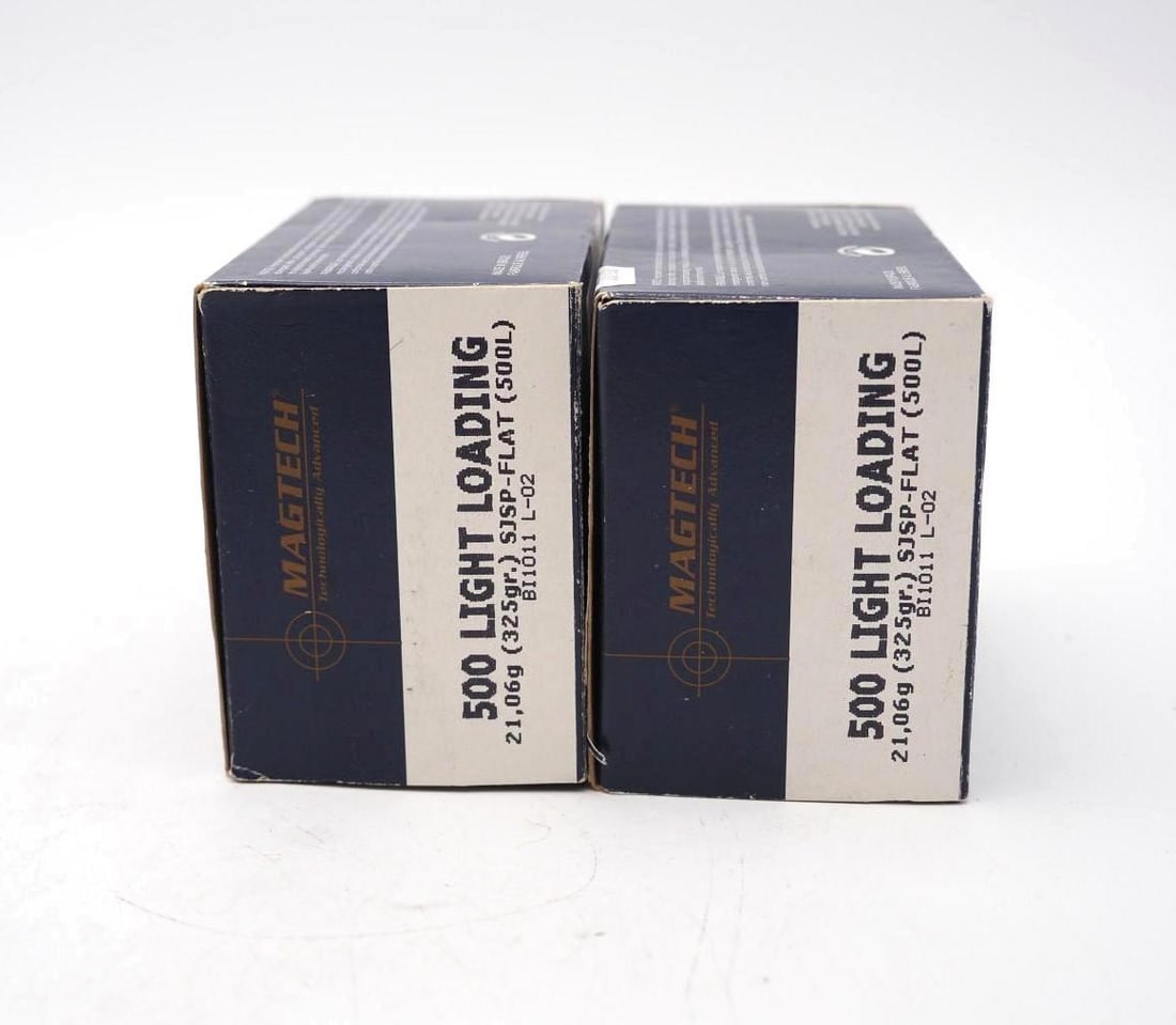(2) Boxes of Magtech .500 S&W Cartridges - 2