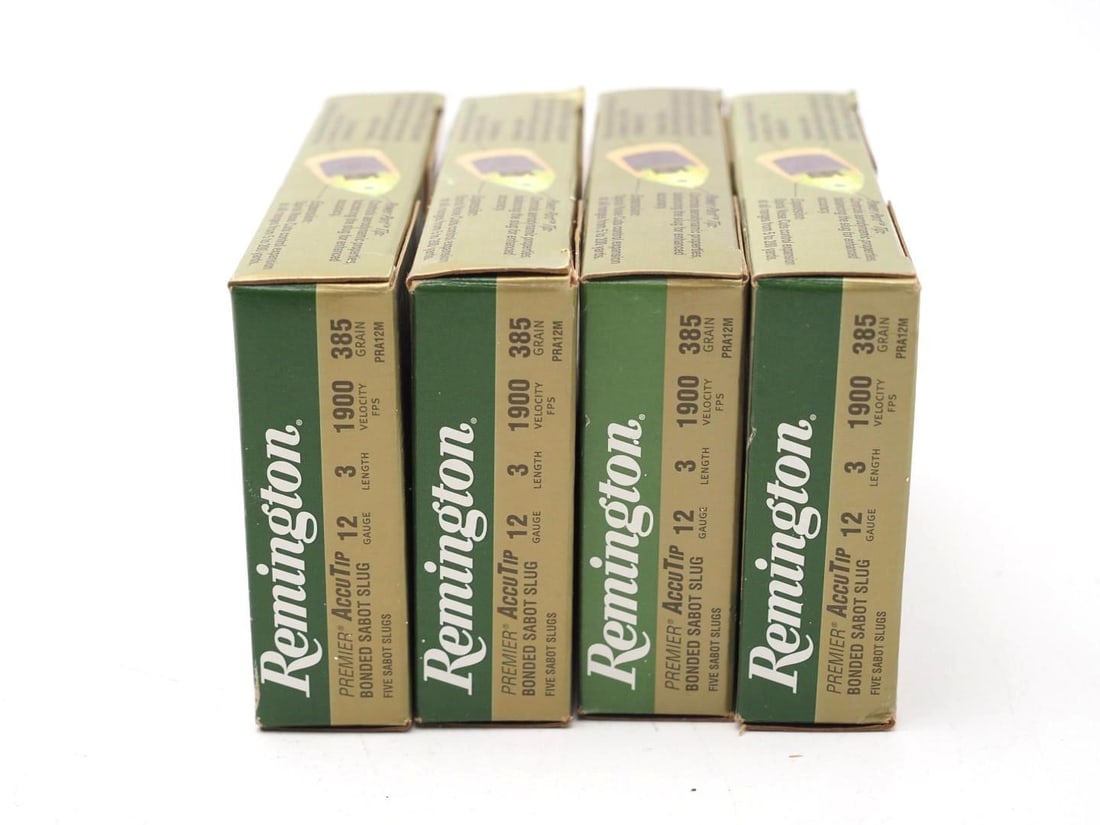 (4) Boxes of Remington Premier Accutip 12 Ga. Sabot Slugs - 3