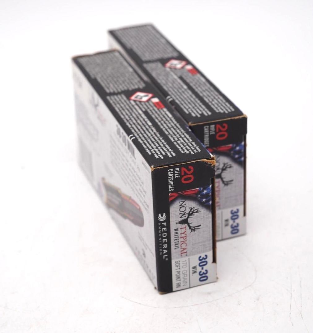(2) Boxes of Federal Non-Typical .30-30 Cartridges - 2