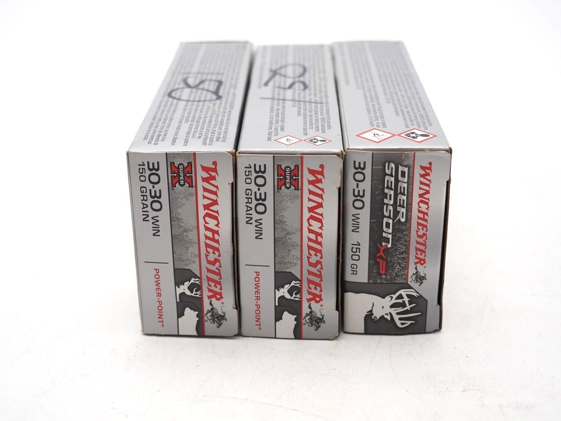 (3) Boxes of Winchester .30-30 Cartridges - 2