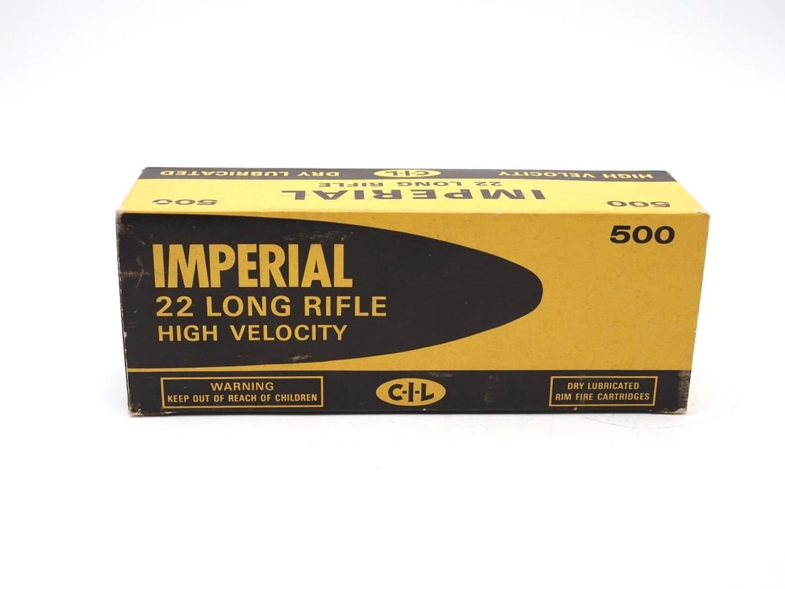 Vintage Imperial 500 Round .22 LR Cartridge Brick: minty