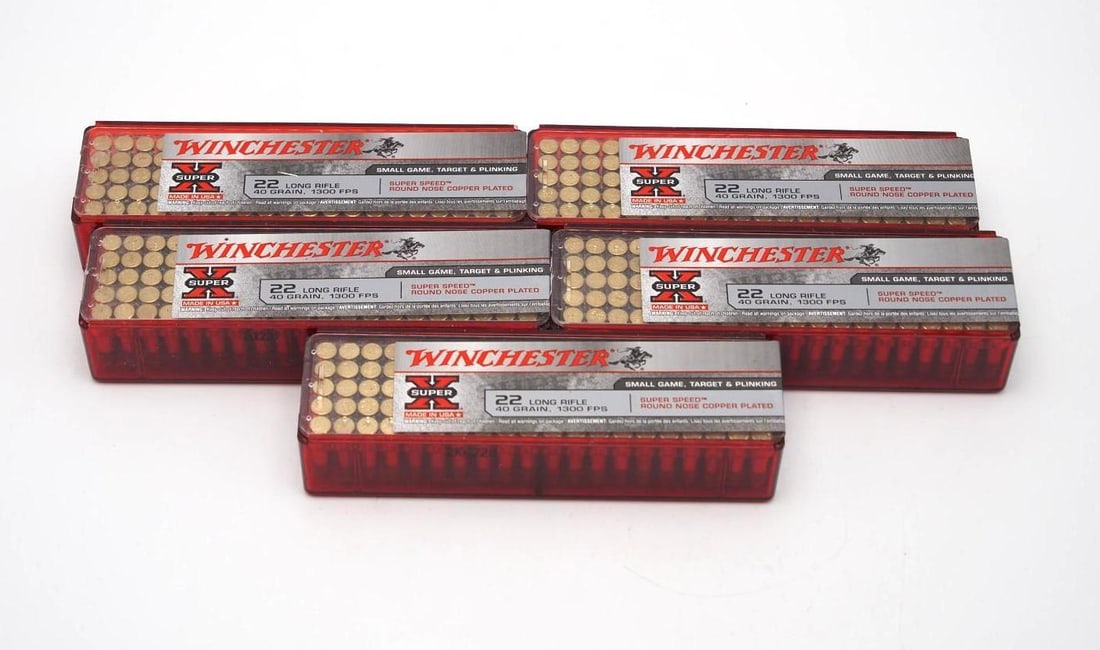 (500) Winchester Super Speed .22 LR Cartridges - 2