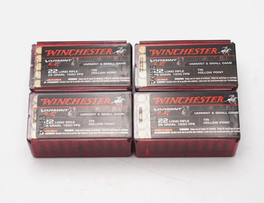 (200) Winchester Varmint LF .22 LR Cartridges: (200) Winchester Varmint LF .22 LR Cartridges