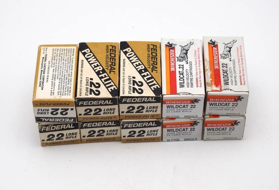 (10) Boxes of .22 LR Cartridges - 2