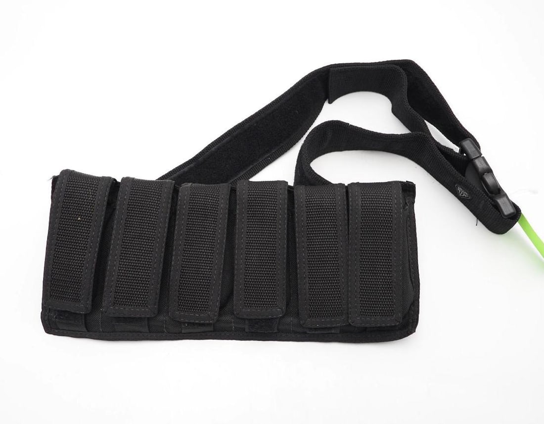 (6) 10 Round Compact S&W .45 ACP Magazines W/ Nylon Belt Rig - 2