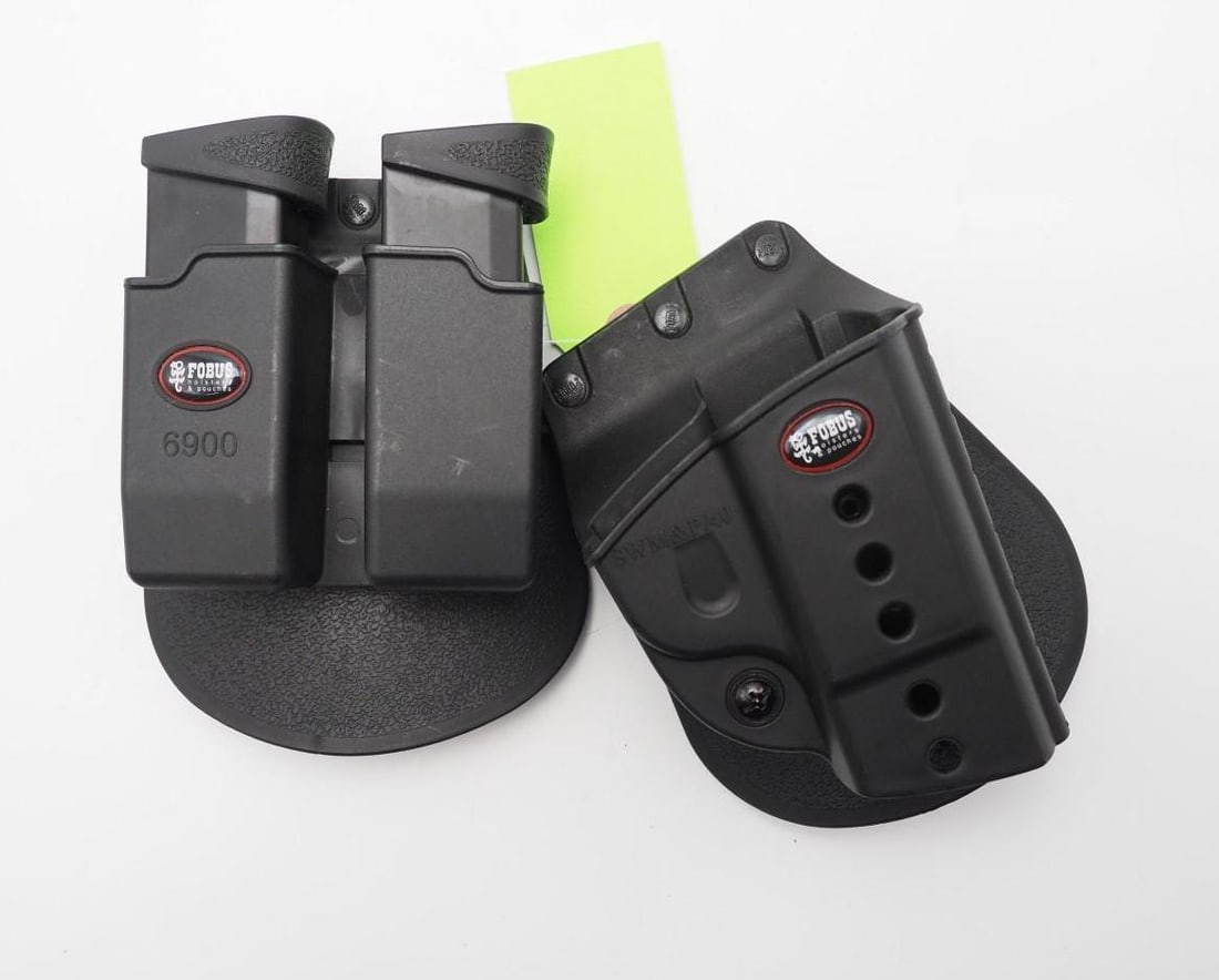 Fobus S&W M&P40 Holster, Double Magazine Pouch & (2) S&W 10 Round Magazines - 2