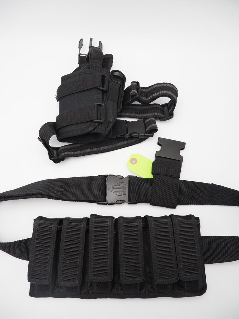 (7) 15 Round S&W .40 S&W Magazines W/ Nylon Belt Rig - 2