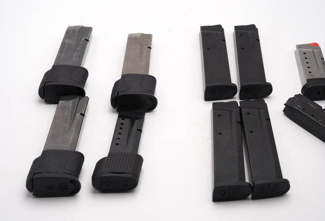 (12) Smith & Wesson & ProMag Pistol Magazines - 9