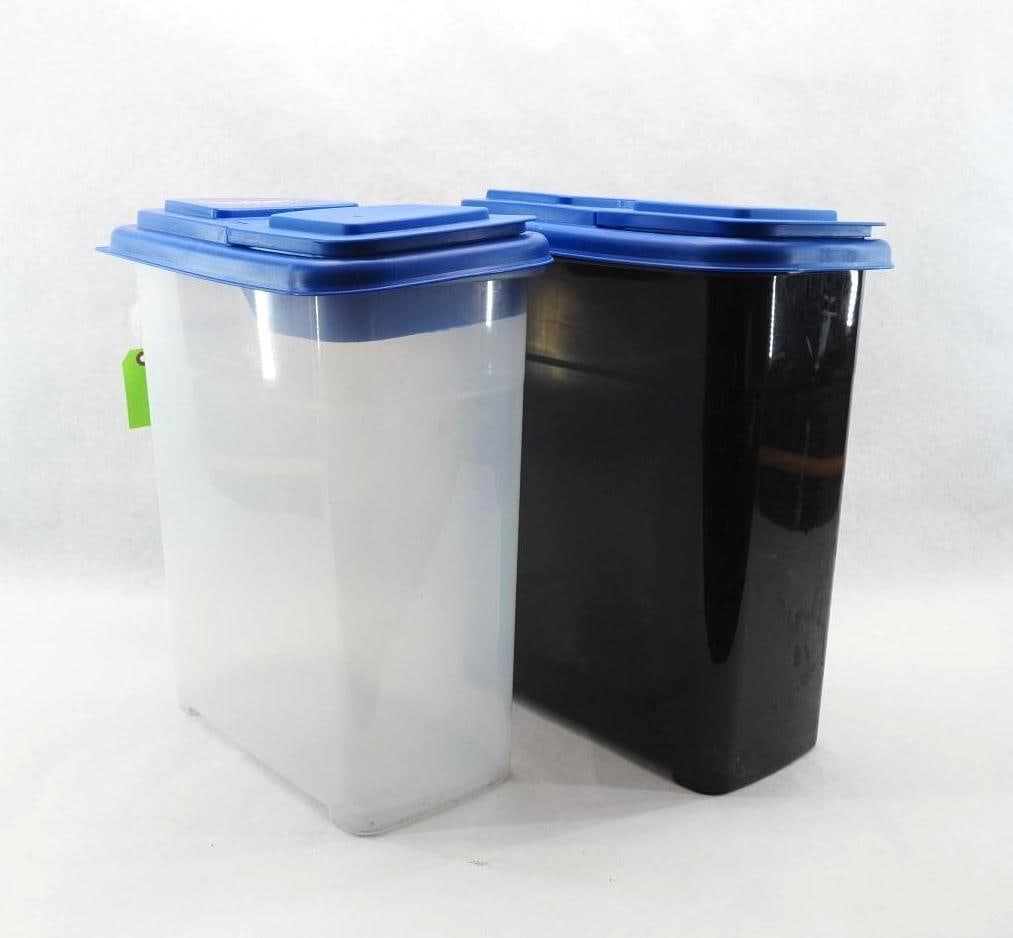 (2) Plastic Bins - 2