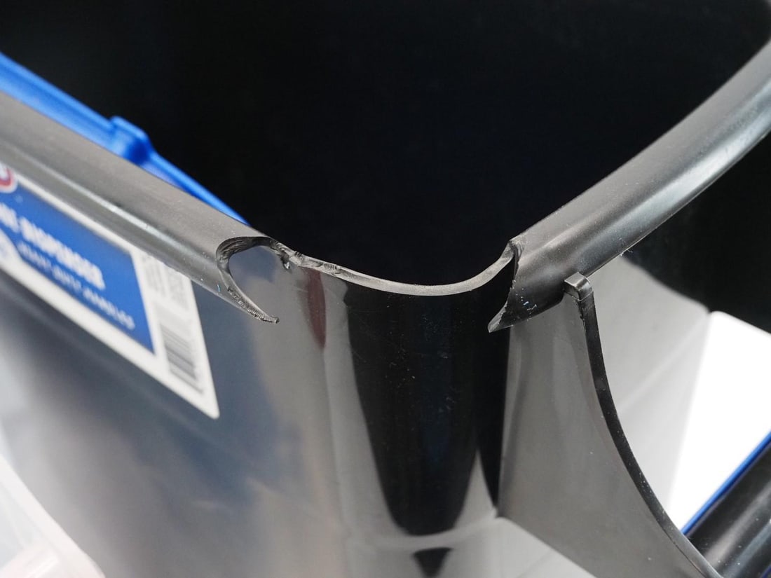(2) Plastic Bins - 6