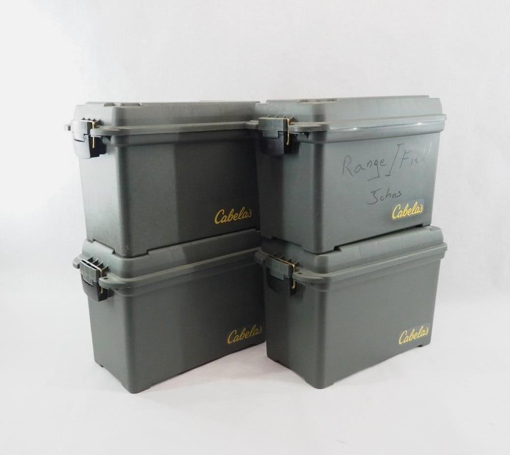 (4) Cabela's Poly Ammo Boxes (1 of 3)