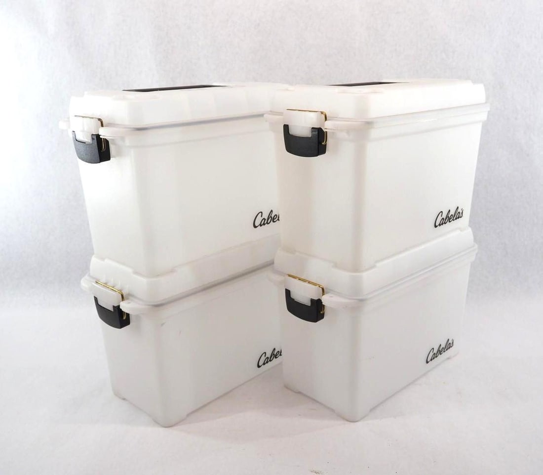 (4) Cabela's Poly Ammo Boxes - 2