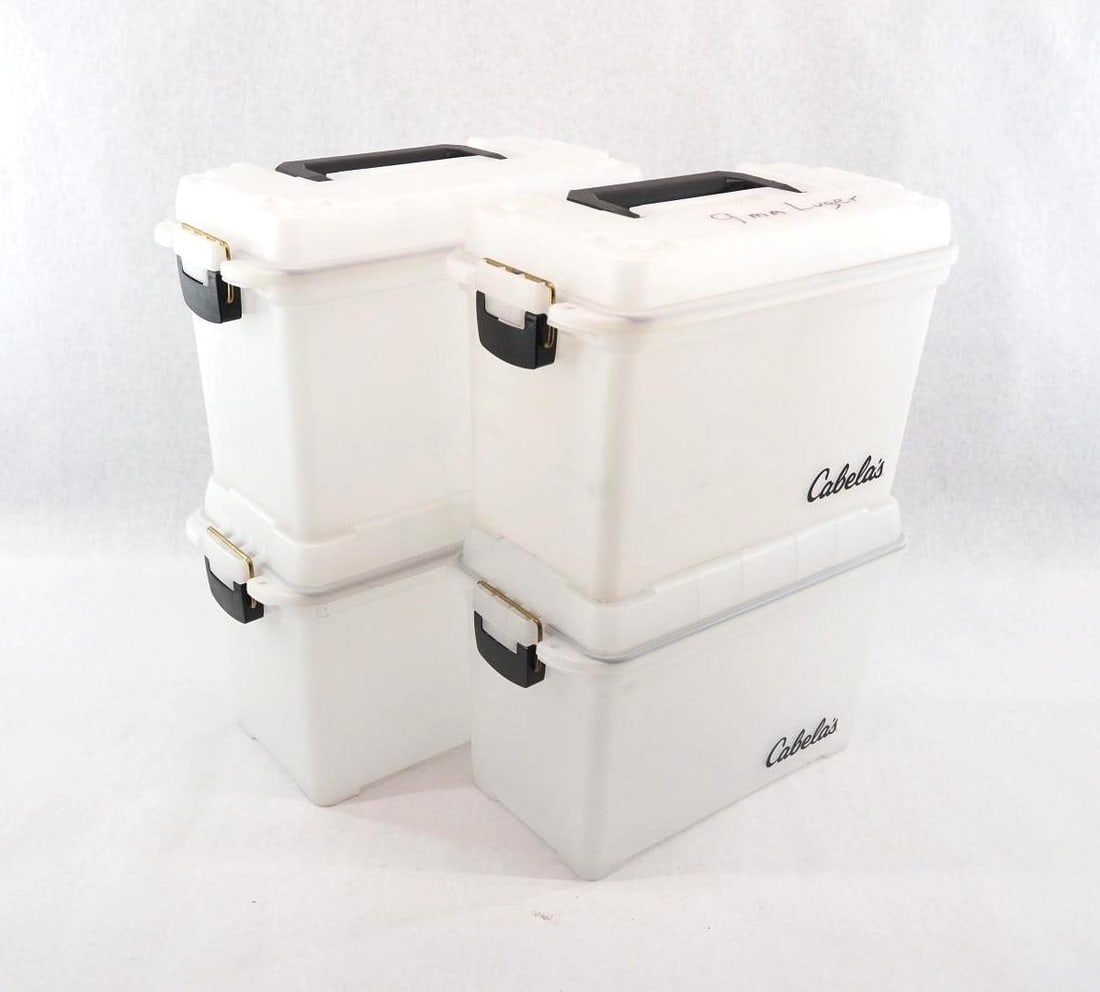 (4) Cabela's Poly Ammo Boxes - 2
