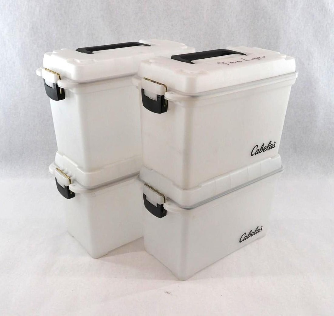 (4) Cabela's Poly Ammo Boxes - 3