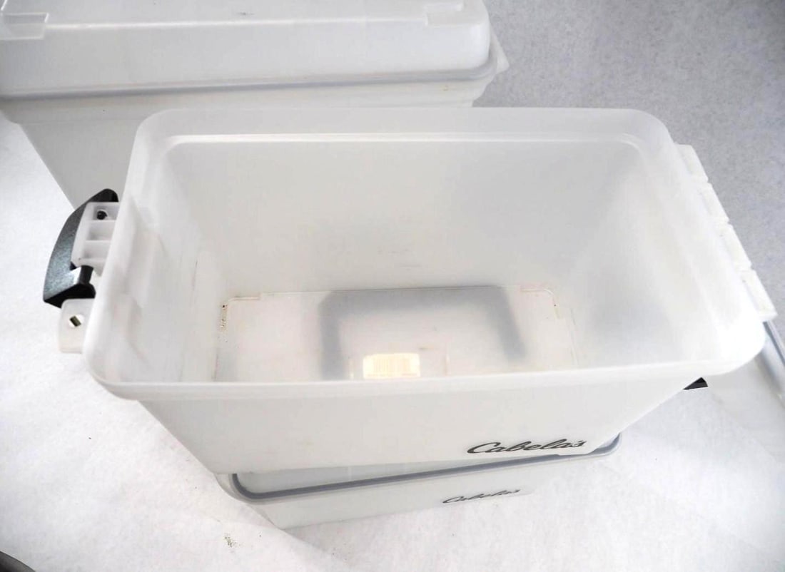 (4) Cabela's Poly Ammo Boxes - 4