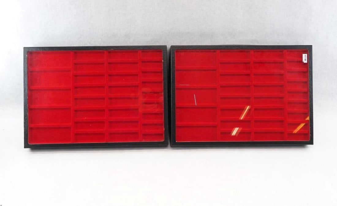 (2) Pocket Knife Display Boxes: 14.25" x 20.25"