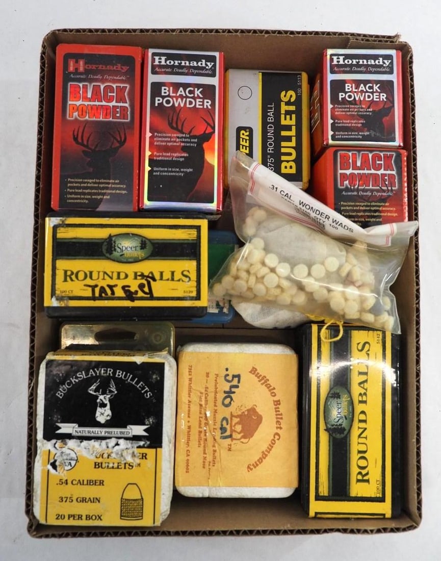 Lot of Lead Balls & Bullets for Muzzleloader - 2