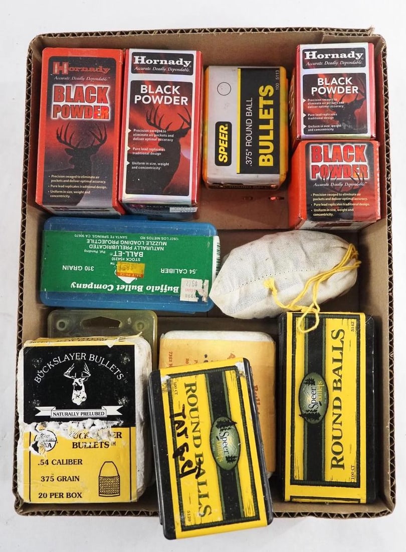 Lot of Lead Balls & Bullets for Muzzleloader - 4