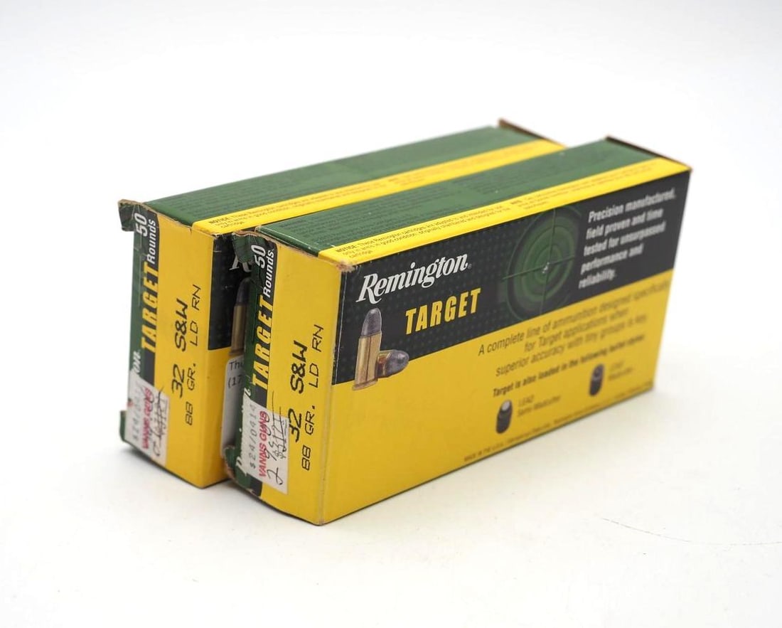 (2) Boxes of Remington .32 S&W Cartridges - 3