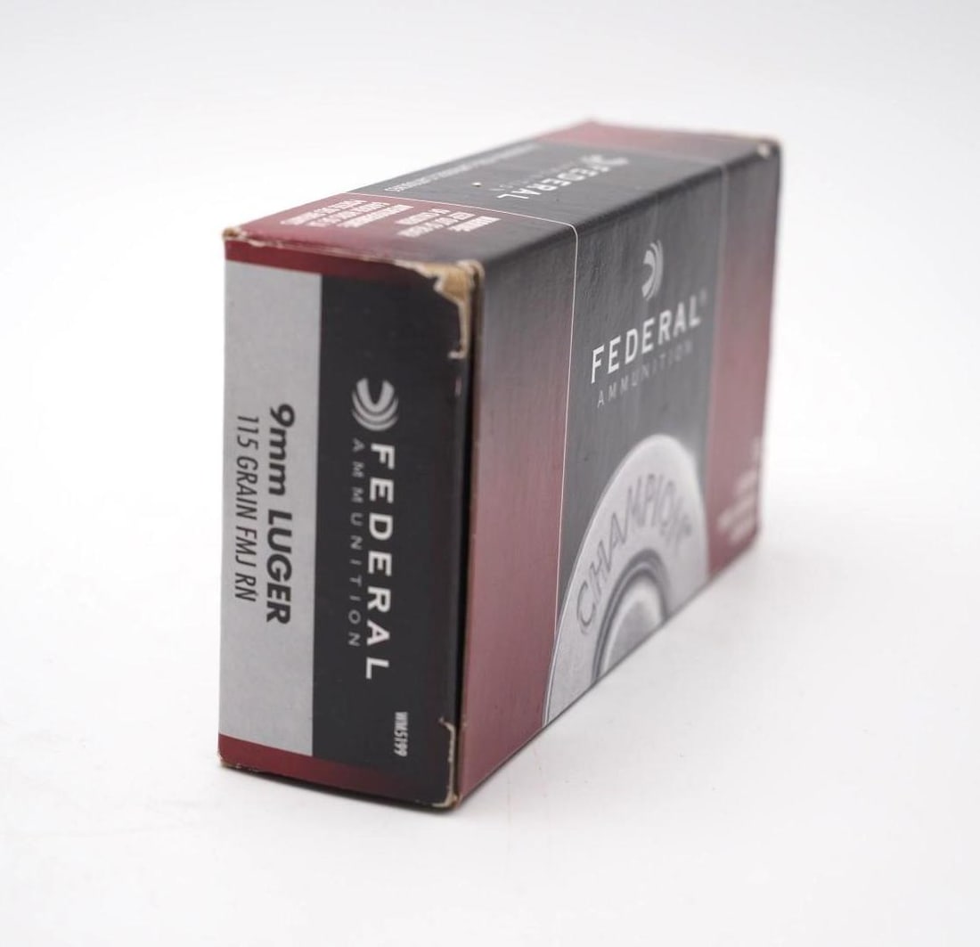 (1) Box of Federal 9mm Luger Cartridges - 2