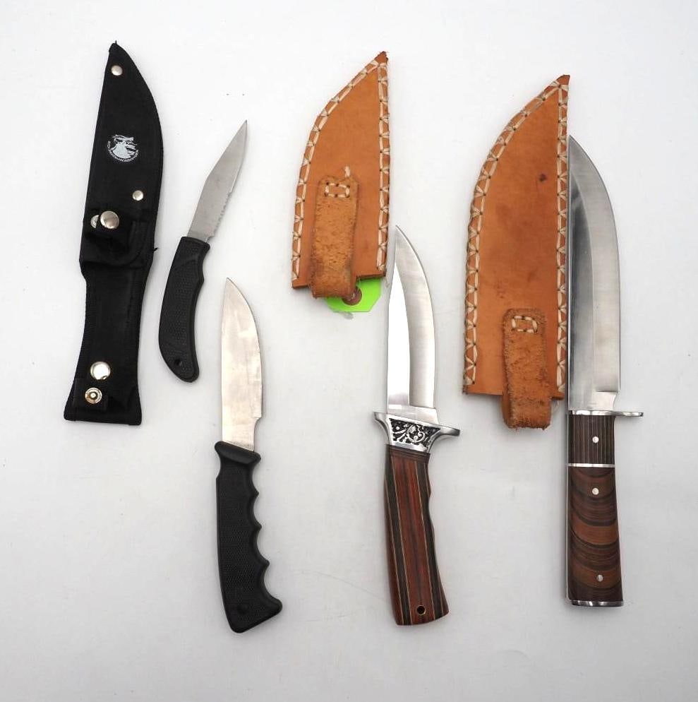 (4) Fixed Blade Knives (1 of 8)
