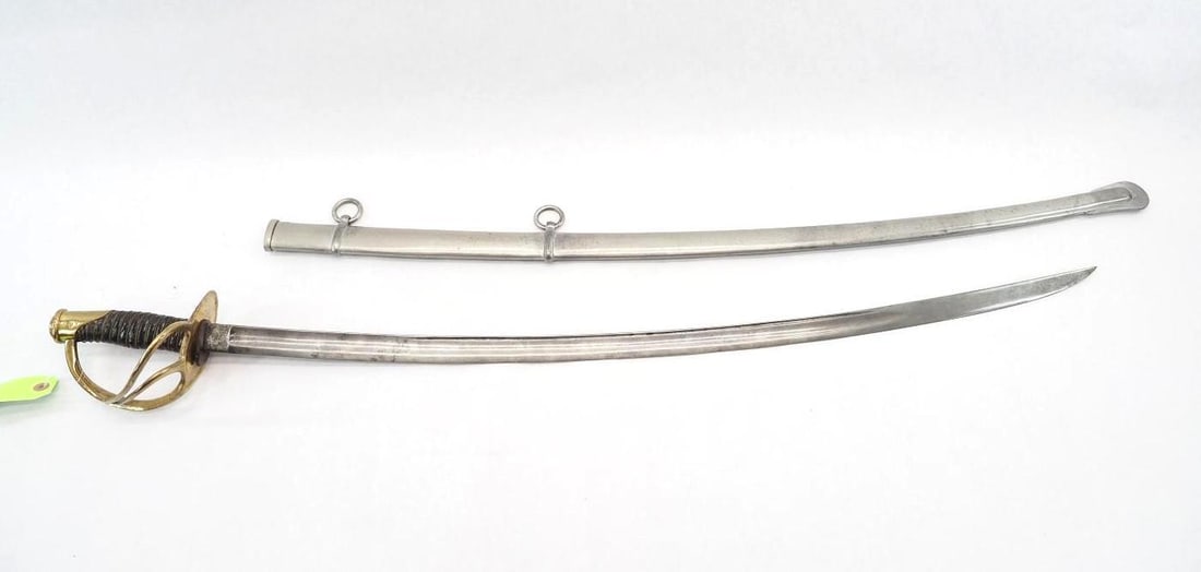 U.S. M1860 Cavalry Saber: with scabbard