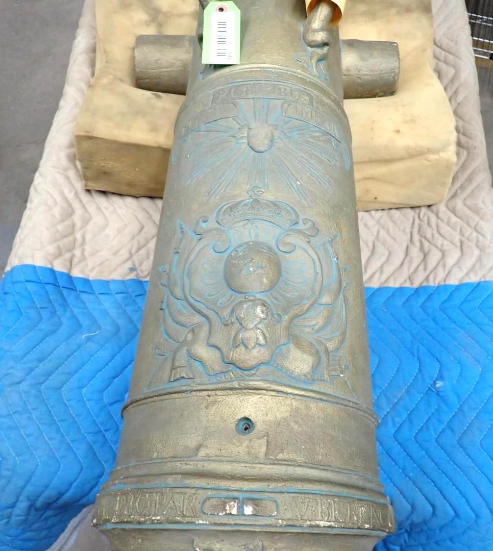 Large Scale French Cannon Plaster Replica - 3