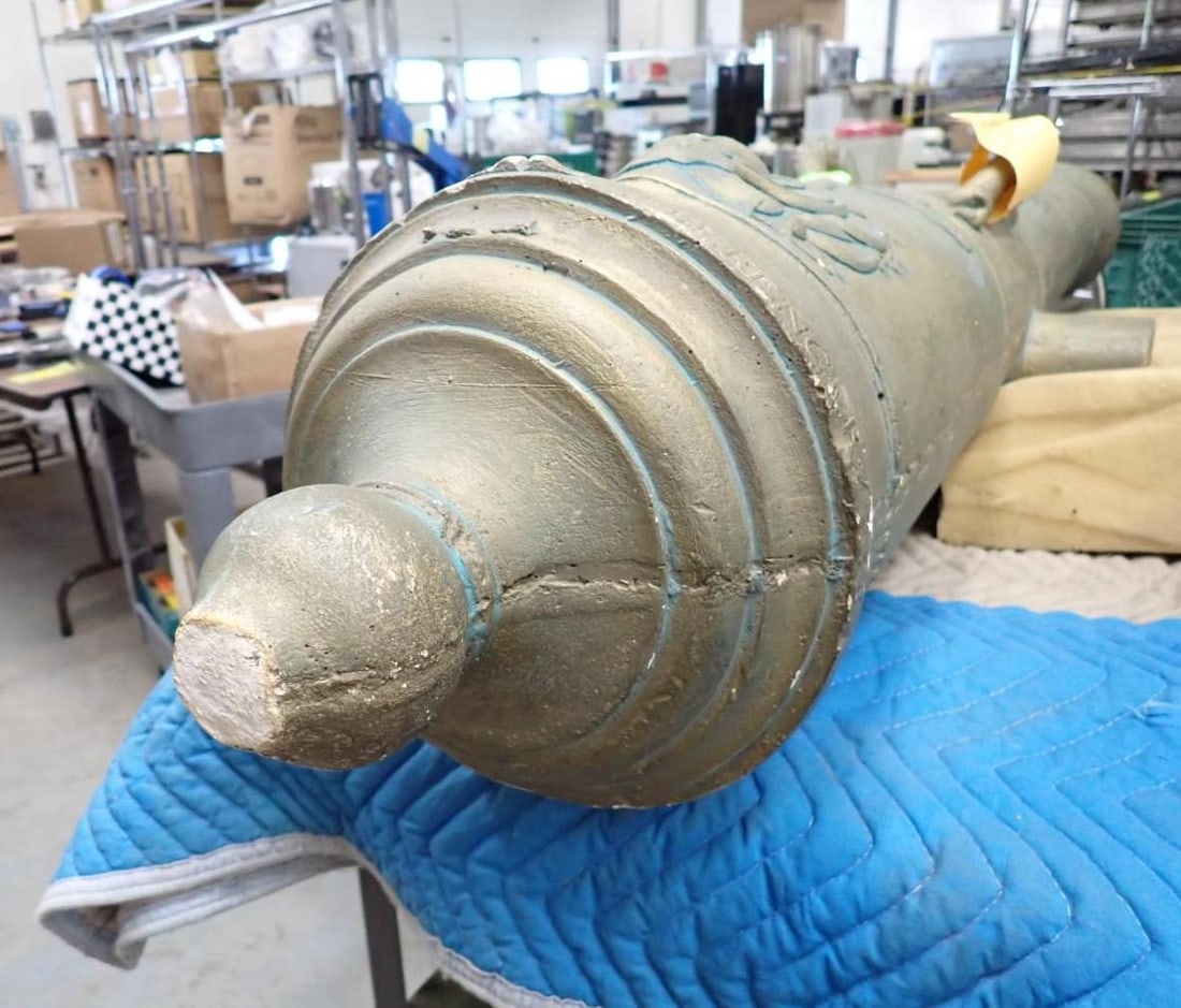 Large Scale French Cannon Plaster Replica - 4