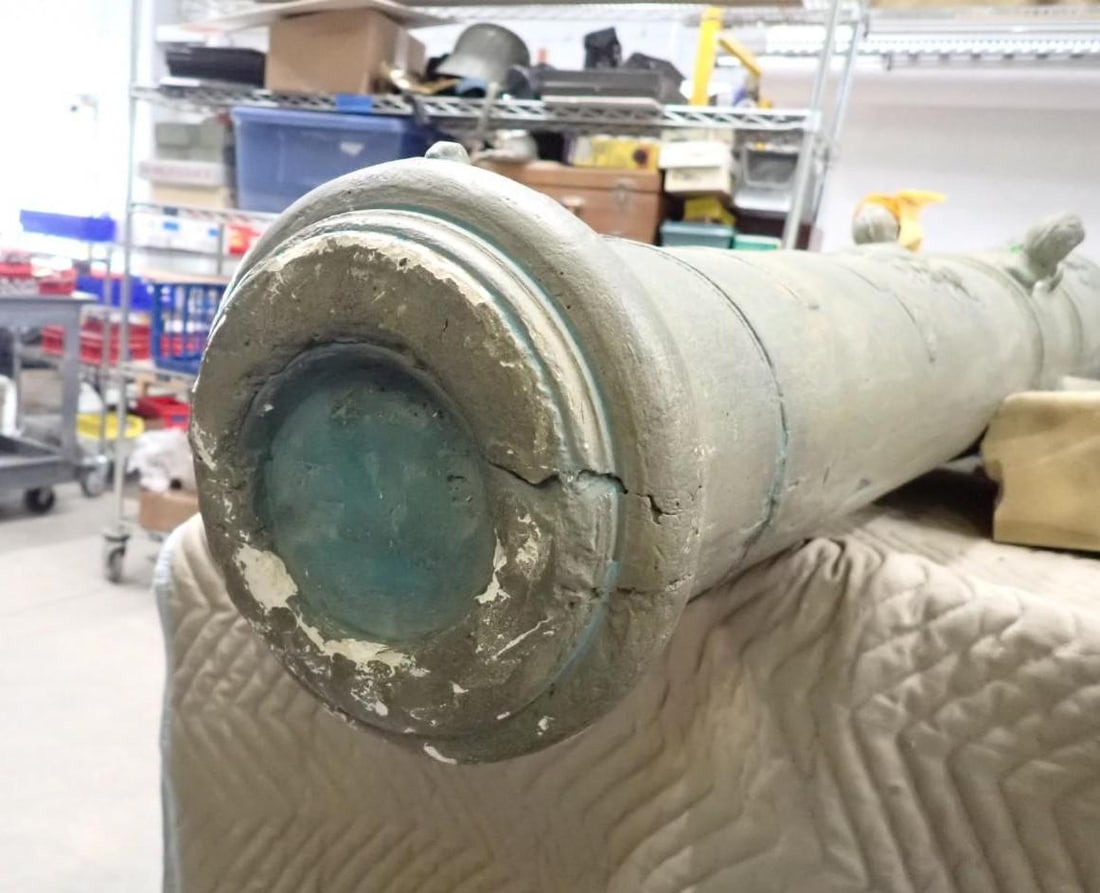 Large Scale French Cannon Plaster Replica - 6