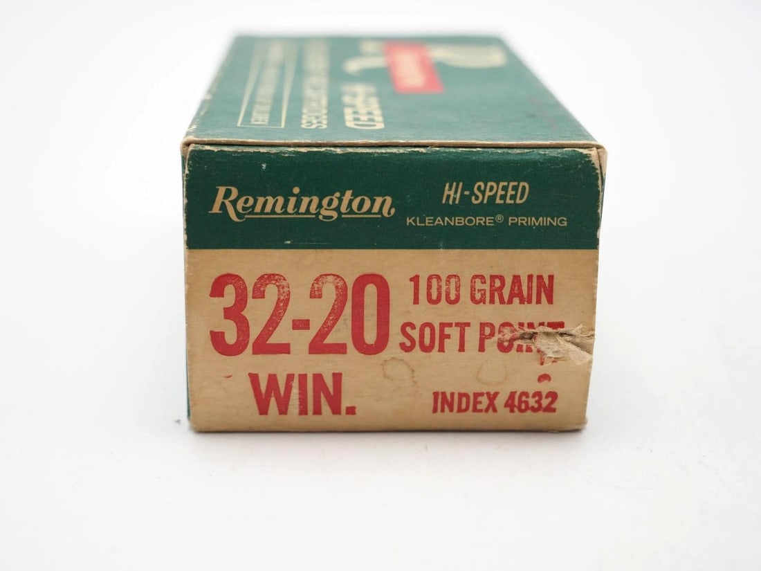 Vintage Box of Remington .32-20 Cartridges - 2