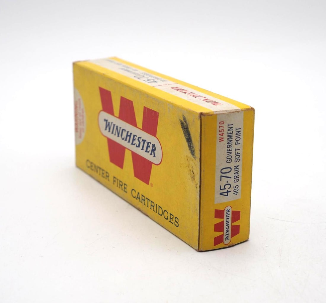 Vintage Box of Winchester .45-70 Cartridges - 2