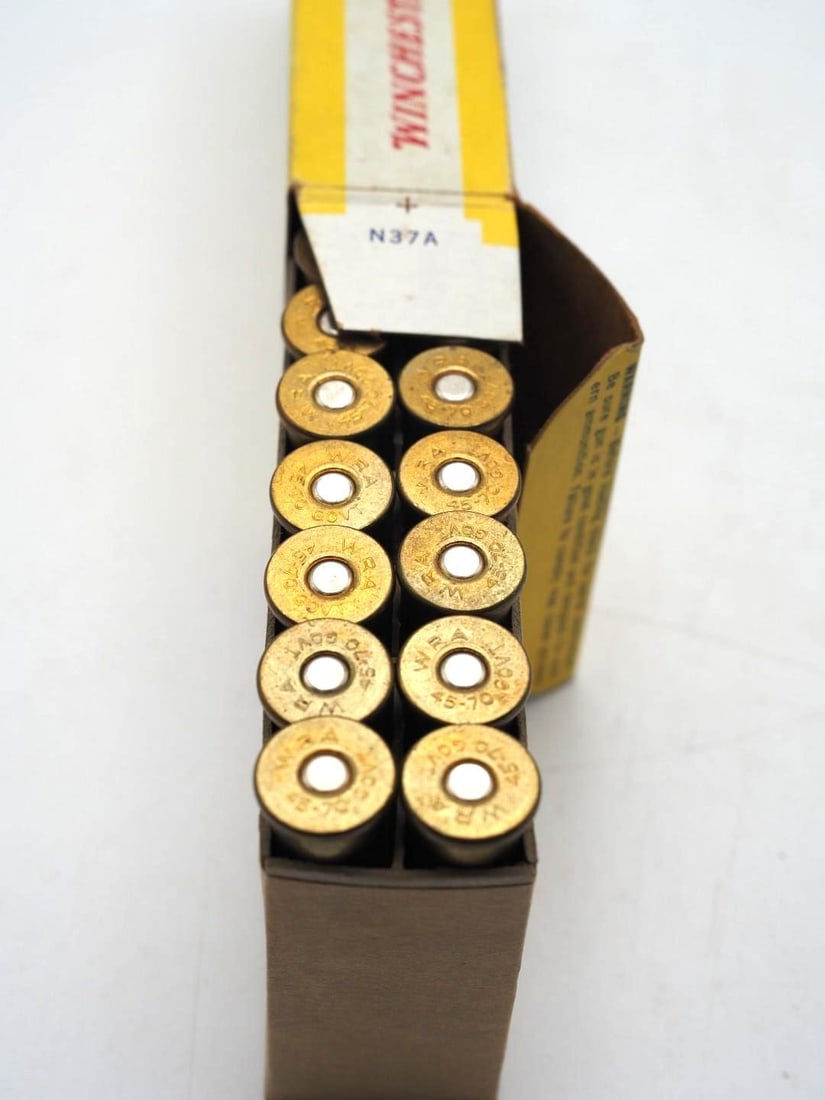 Vintage Box of Winchester .45-70 Cartridges - 3
