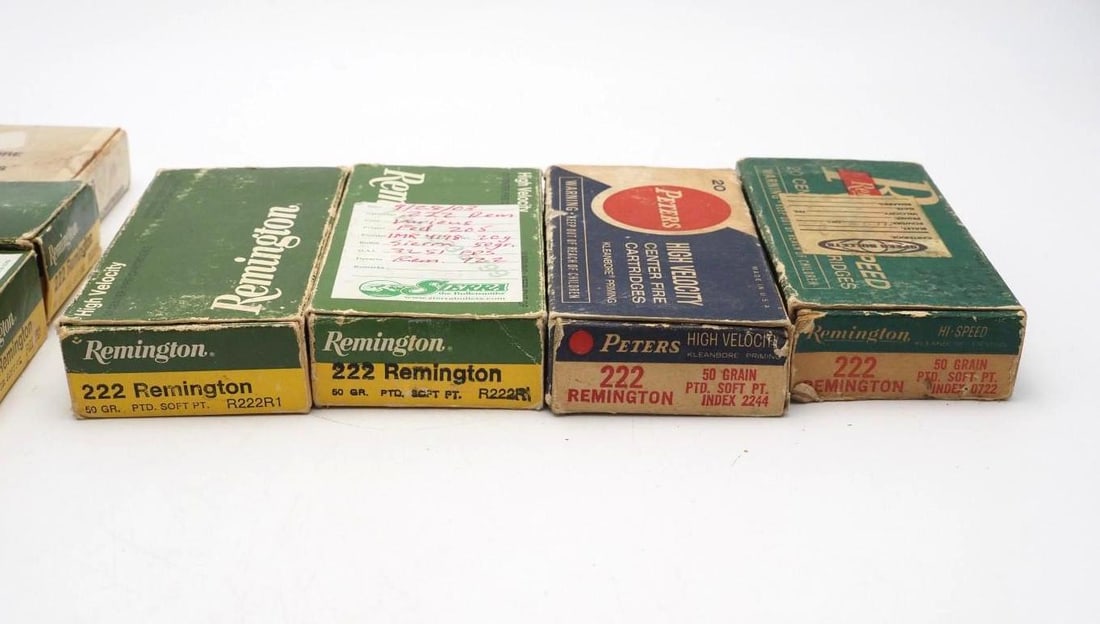 (124) .222 Remington Cartridges - 4