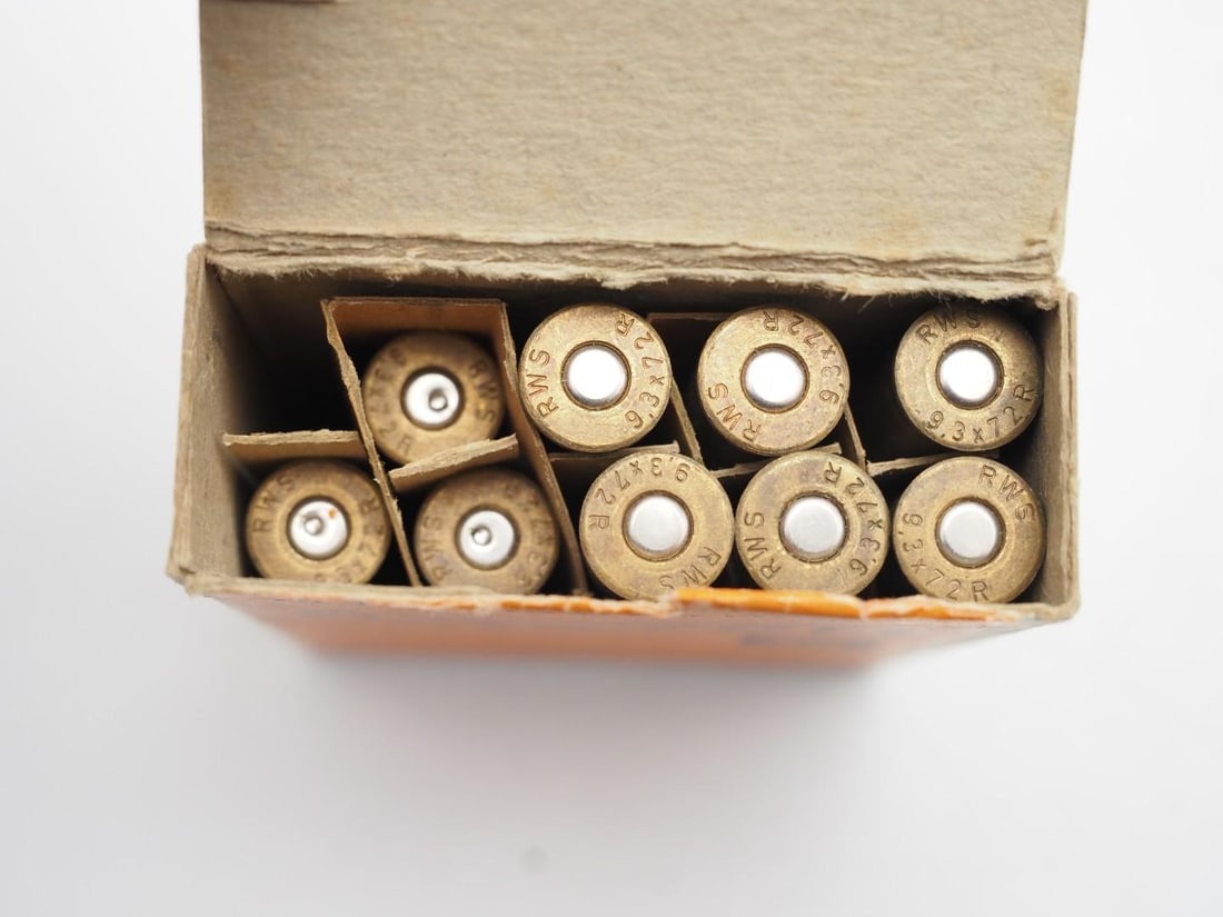 (16) Vintage RWS 9.3x72R Cartridges in Boxes - 3