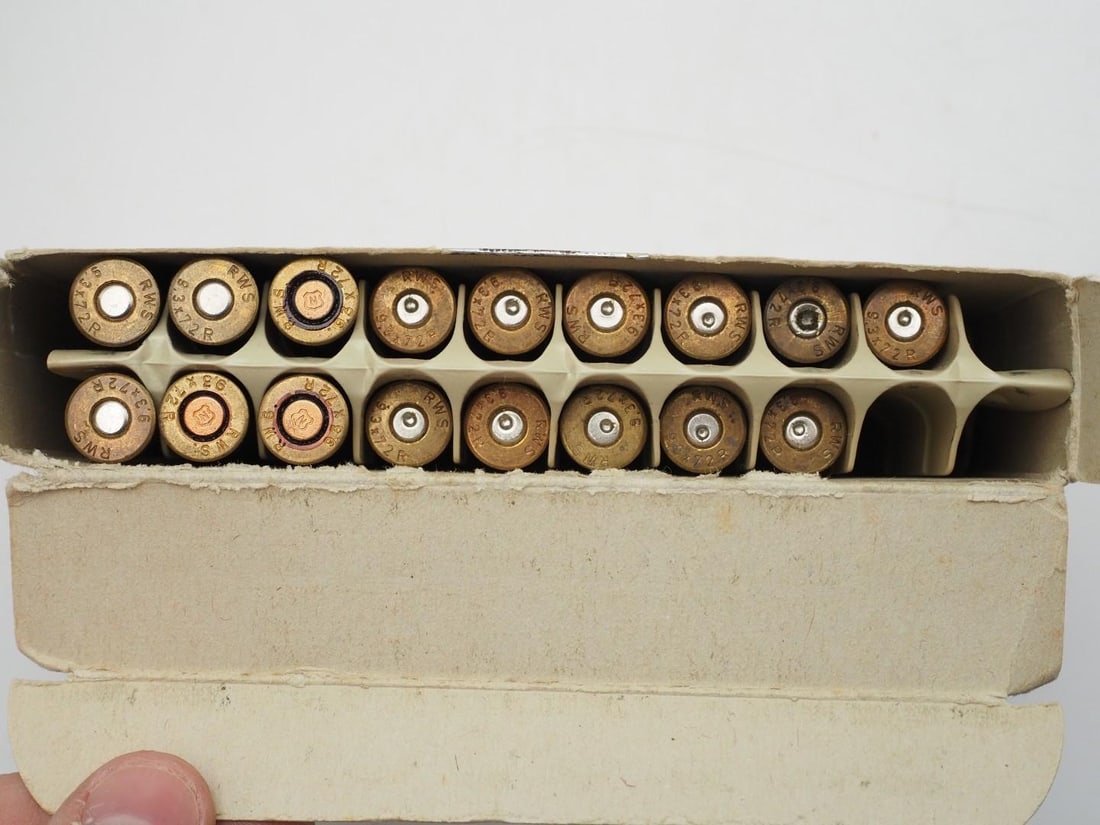 (23) Vintage RWS 9.3x72R Cartridges in Boxes - 4
