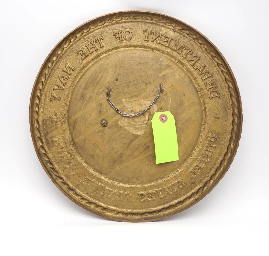 Brass U.S.M.C. Plaque - 3