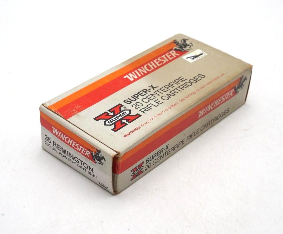Box of Winchester .35 Remington Cartridges - 2